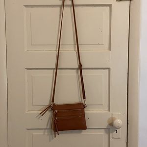 Small crossbody pleather bag